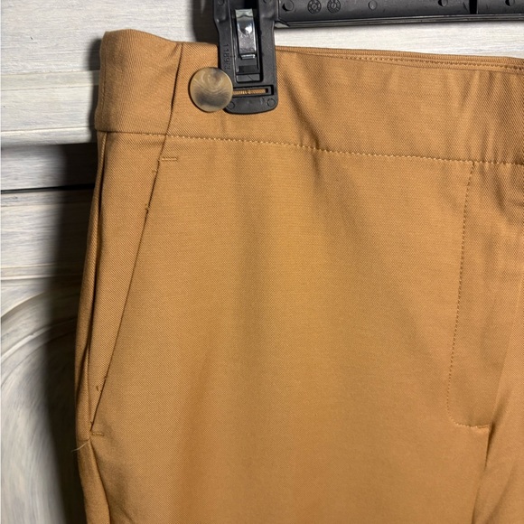 Ann Taylor The Button Pencil Pants Twill Straight Office Timeless Curvy - Picture 7 of 10